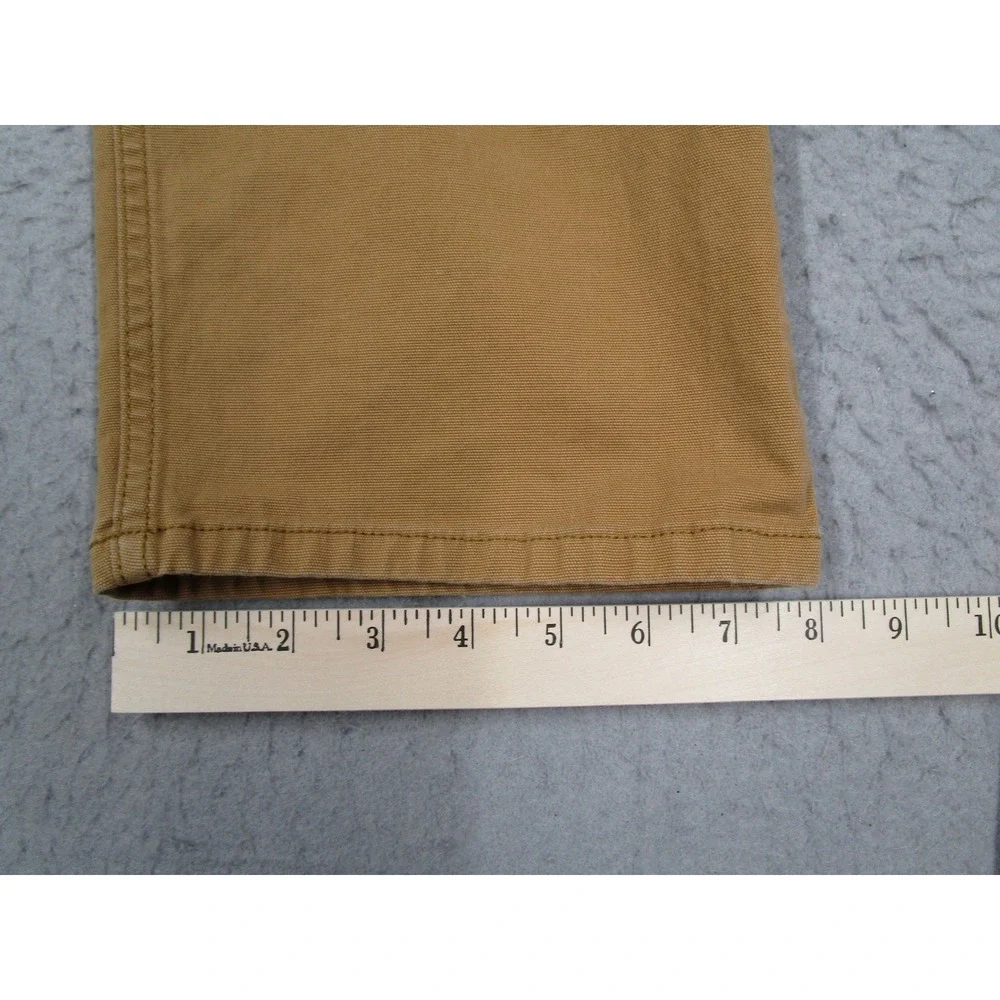 Carhartt Rugged Flex Relaxed Fit Canvas Work Pants Brown BN2517-M Mens 31x32